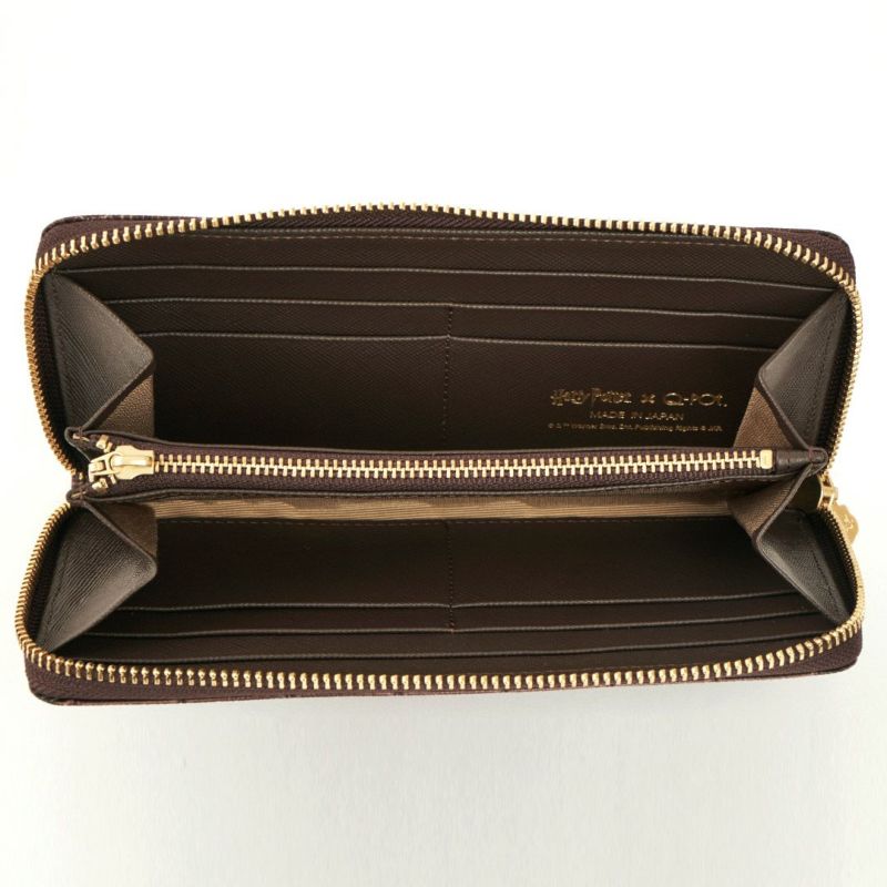 Harry Potter x Q-pot Collection - Hogwarts Chocolate Zip-Around Wallet
