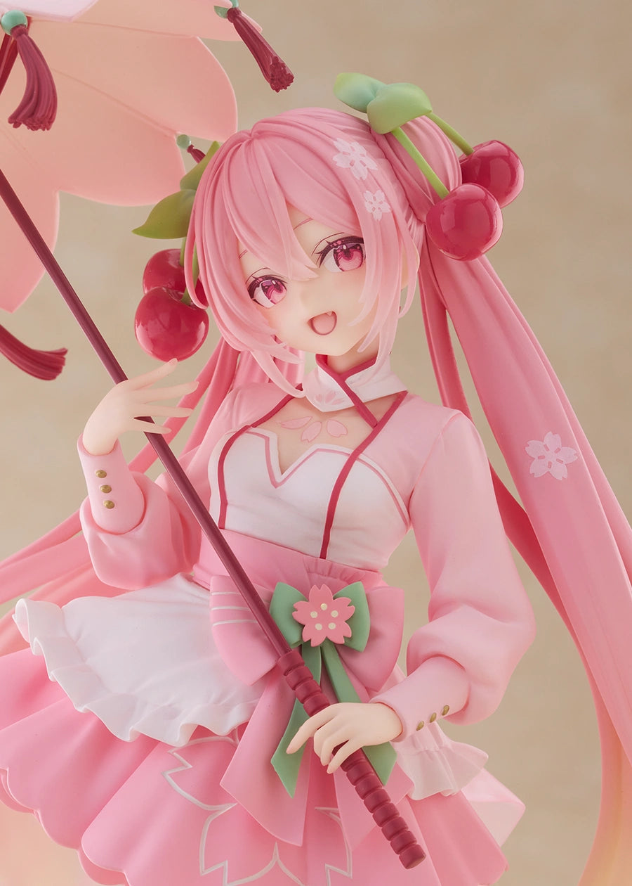 Hatsune Miku AMP+ Figure - Sakura Dress Ver.