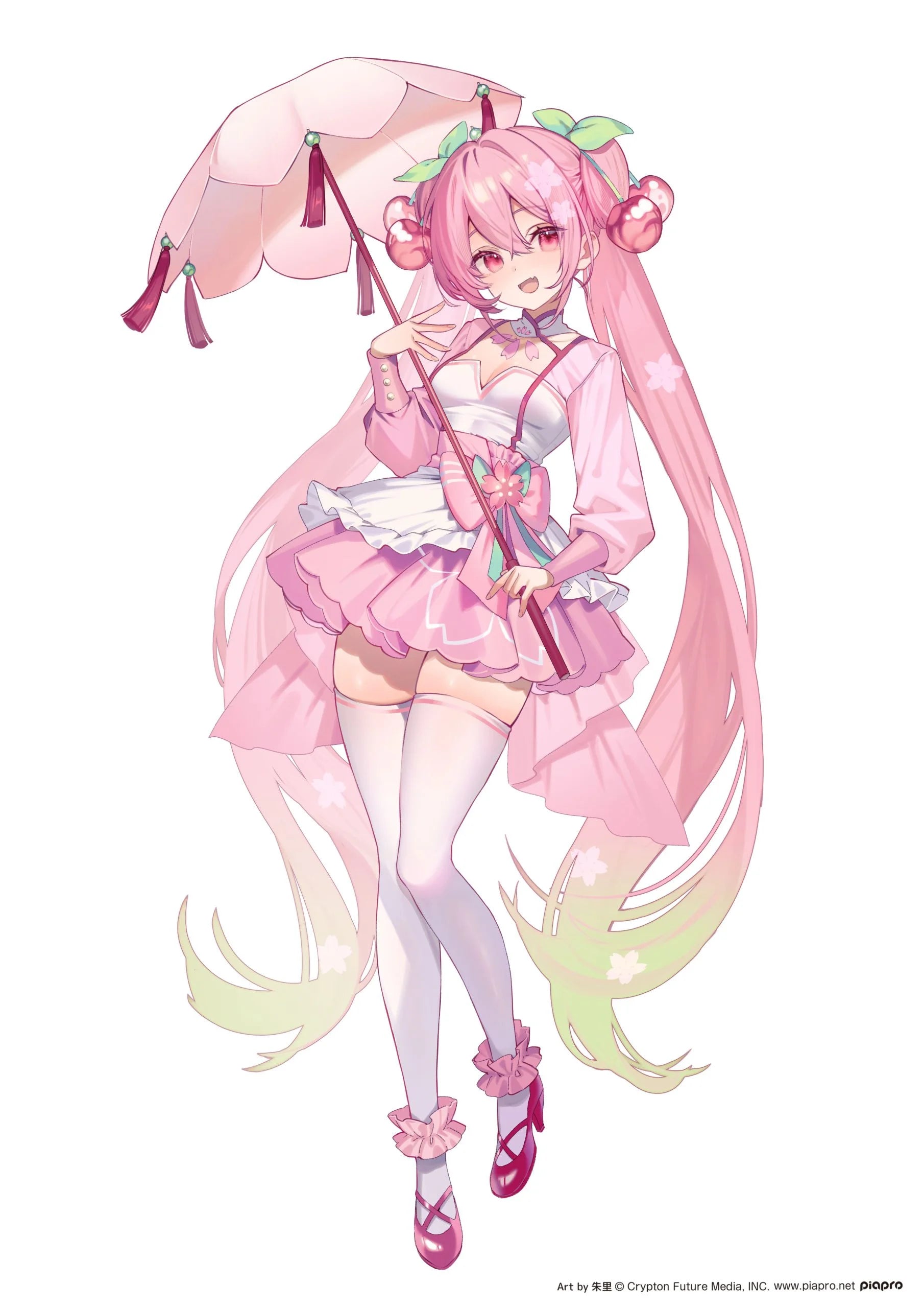 Hatsune Miku AMP+ Figure - Sakura Dress Ver.