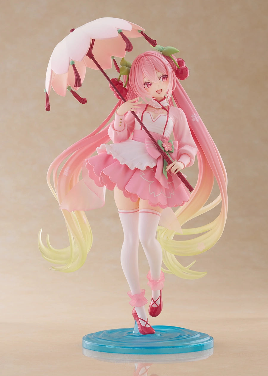 Hatsune Miku AMP+ Figure - Sakura Dress Ver.