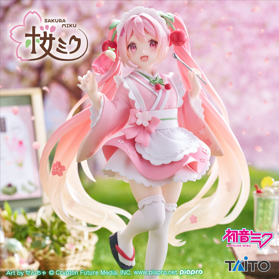 Hatsune Miku Coreful Figure - Sakura Miku Original Illustration