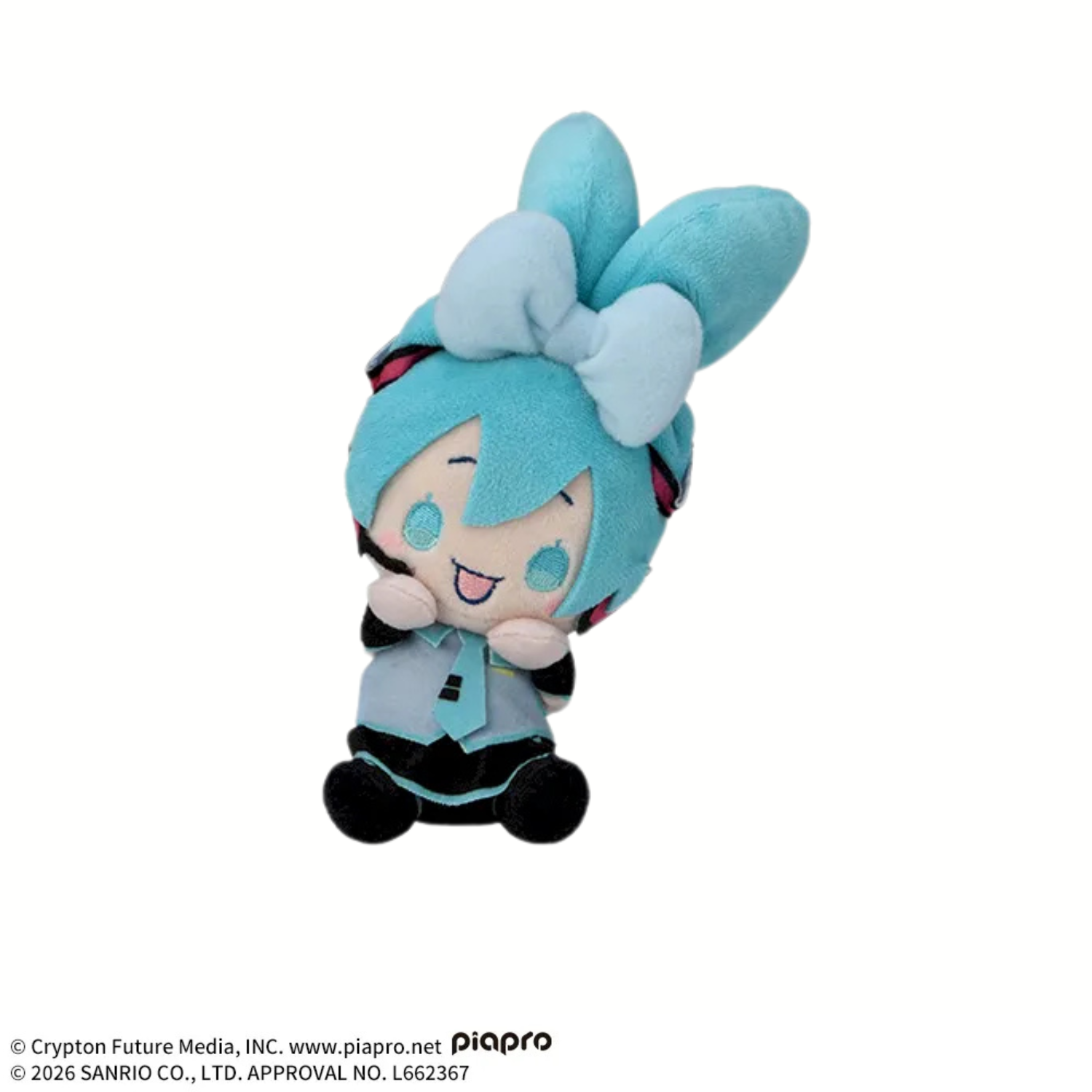 Hatsune Miku Hyokopyoko - Hatsune Miku x Cinnamoroll Hopping Mascots (3 Types)