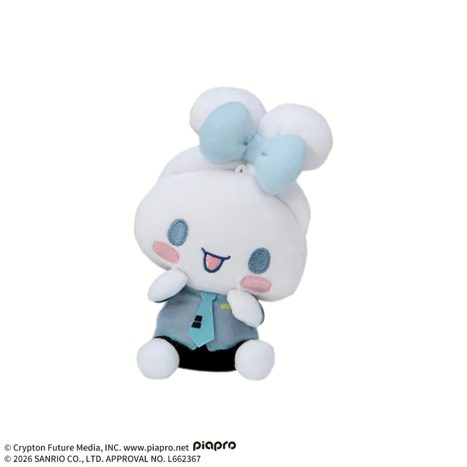 Hatsune Miku Hyokopyoko - Hatsune Miku x Cinnamoroll Hopping Mascots (3 Types)