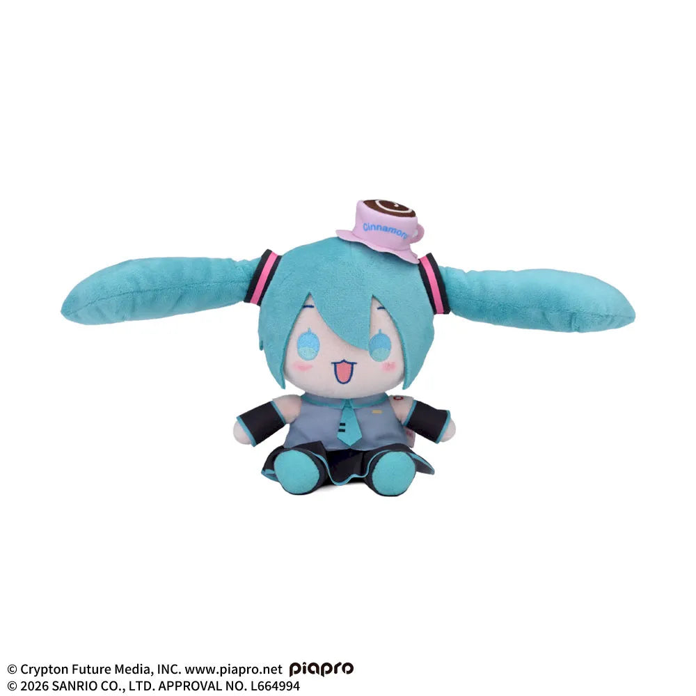 Hatsune Miku Kunemimi - Hatsune Miku x Cinnamoroll Plush Toy (3 Types)