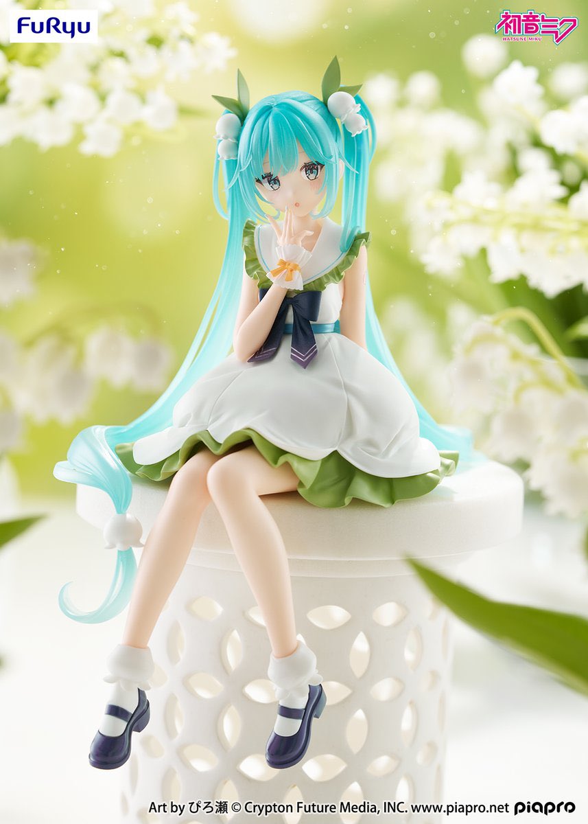 ミュージック REPLICA / Flowers never end 2016 FURYU Hatsune Miku Flower Fairy Nemophila Pail Blue Colour View