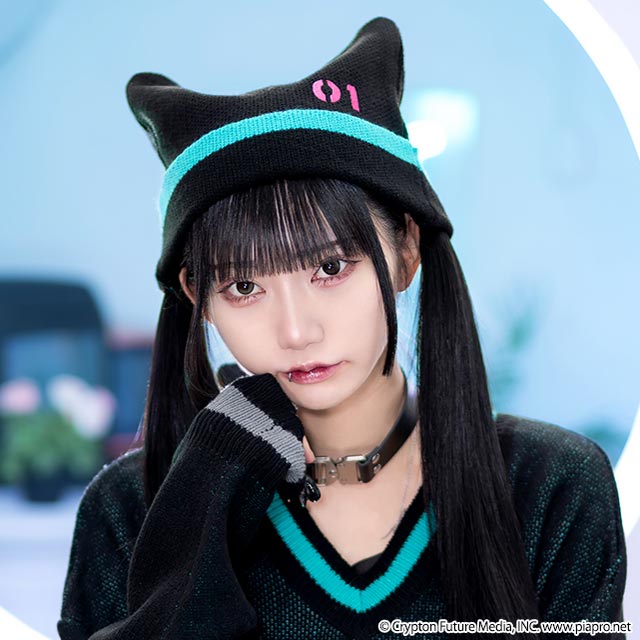 Hatsune Miku x Listen Flavor - Cat Ear Knit Cap