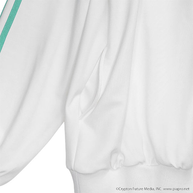 Hatsune Miku x Listen Flavor - Jersey Hoodie Emerald