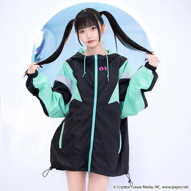 Hatsune Miku x Listen Flavor - Mountain Parka Black