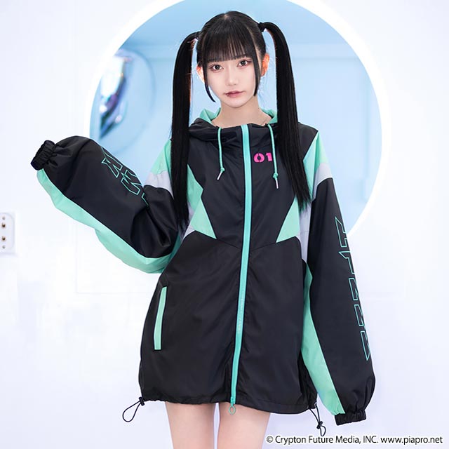 Hatsune Miku x Listen Flavor - Mountain Parka Black