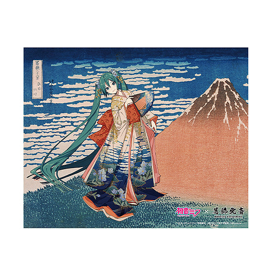 Hatsune Miku x Katsushika Hokusai by iXima - Canvas Art Fine Wind