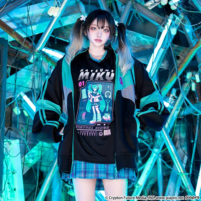 Hatsune Miku x Listen Flavor - Hatsune Miku Long T-shirt
