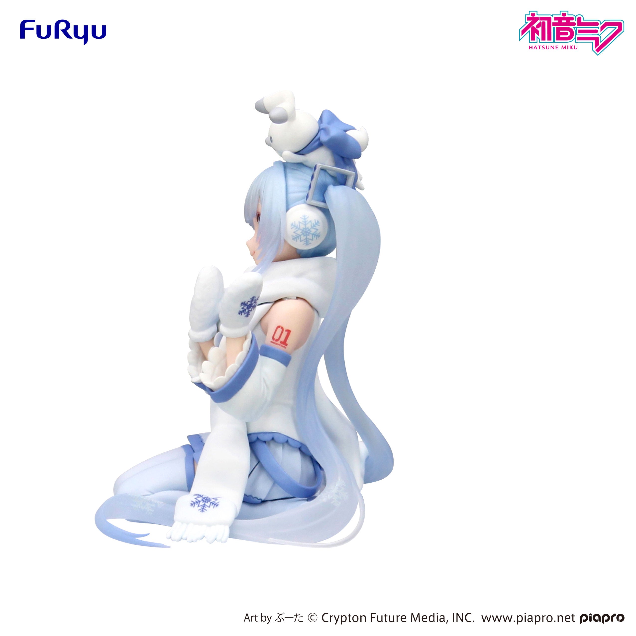 Hatsune Miku Noodle Stopper Figure - Snow Miku Sky Town 10th Anniversary