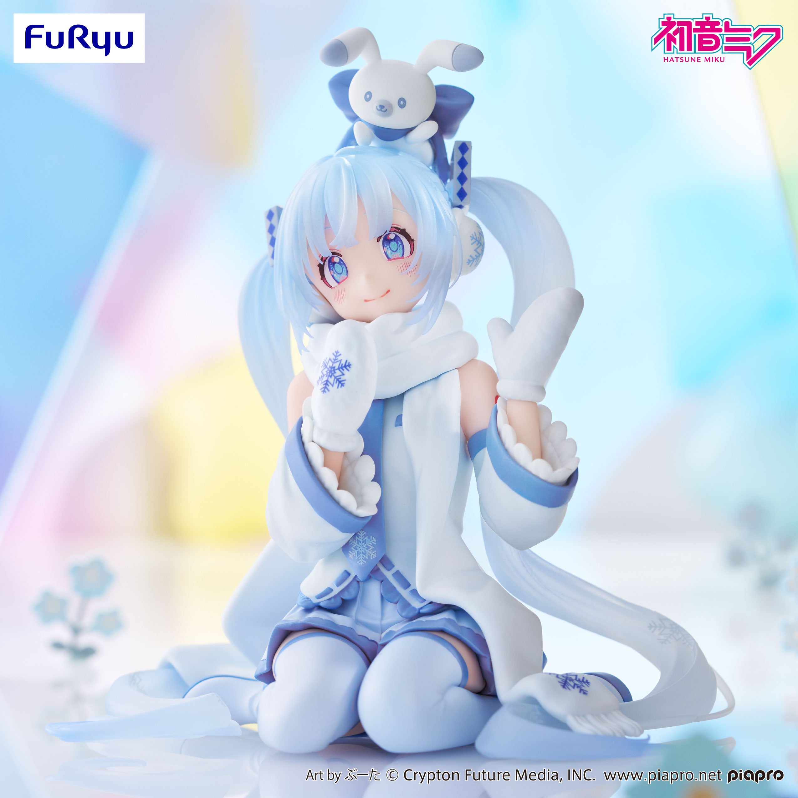 Hatsune Miku Noodle Stopper Figure - Snow Miku Sky Town 10th Anniversary