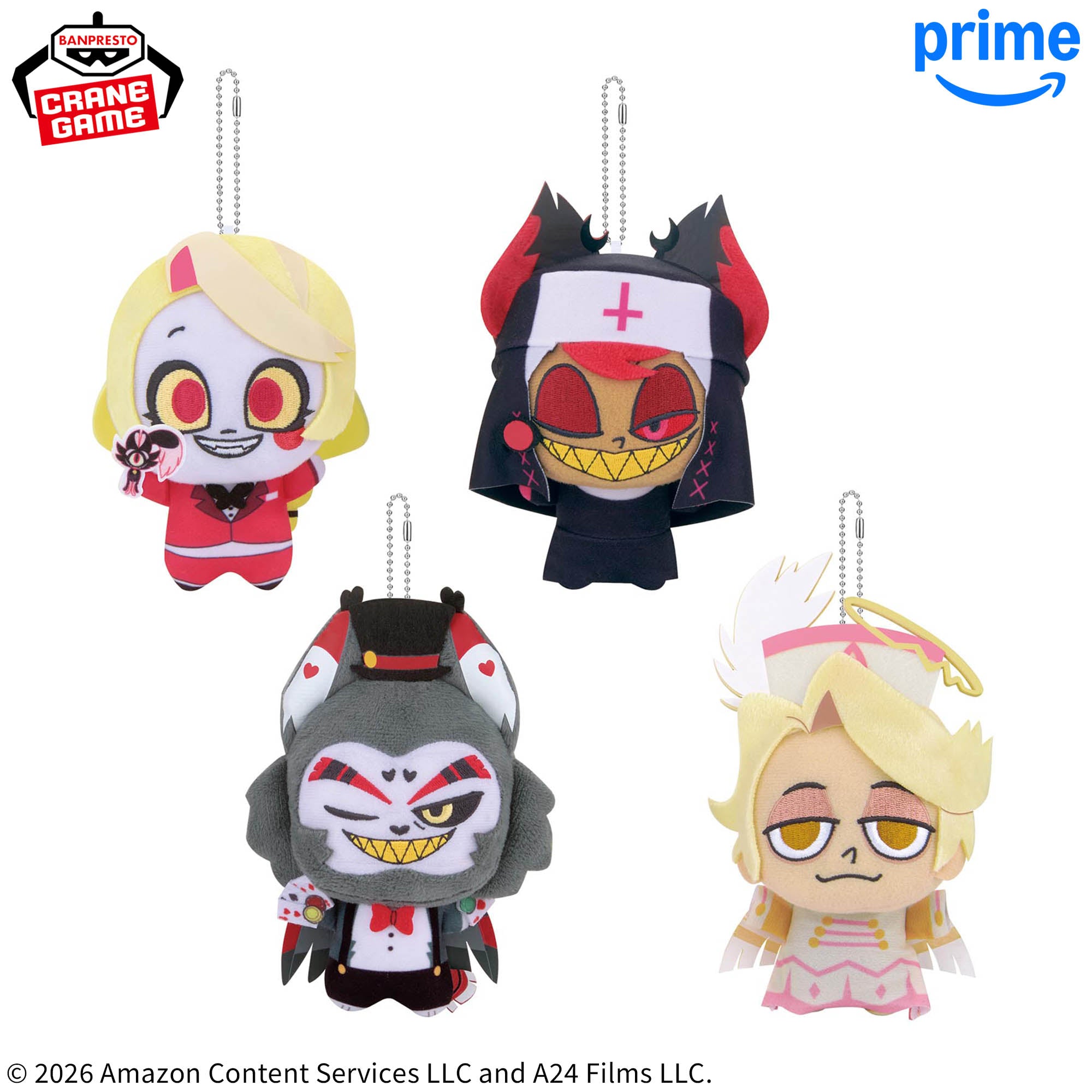 Hazbin Hotel Season 2 Plush Toys - Vol. 1 Complete Set of 4 Types