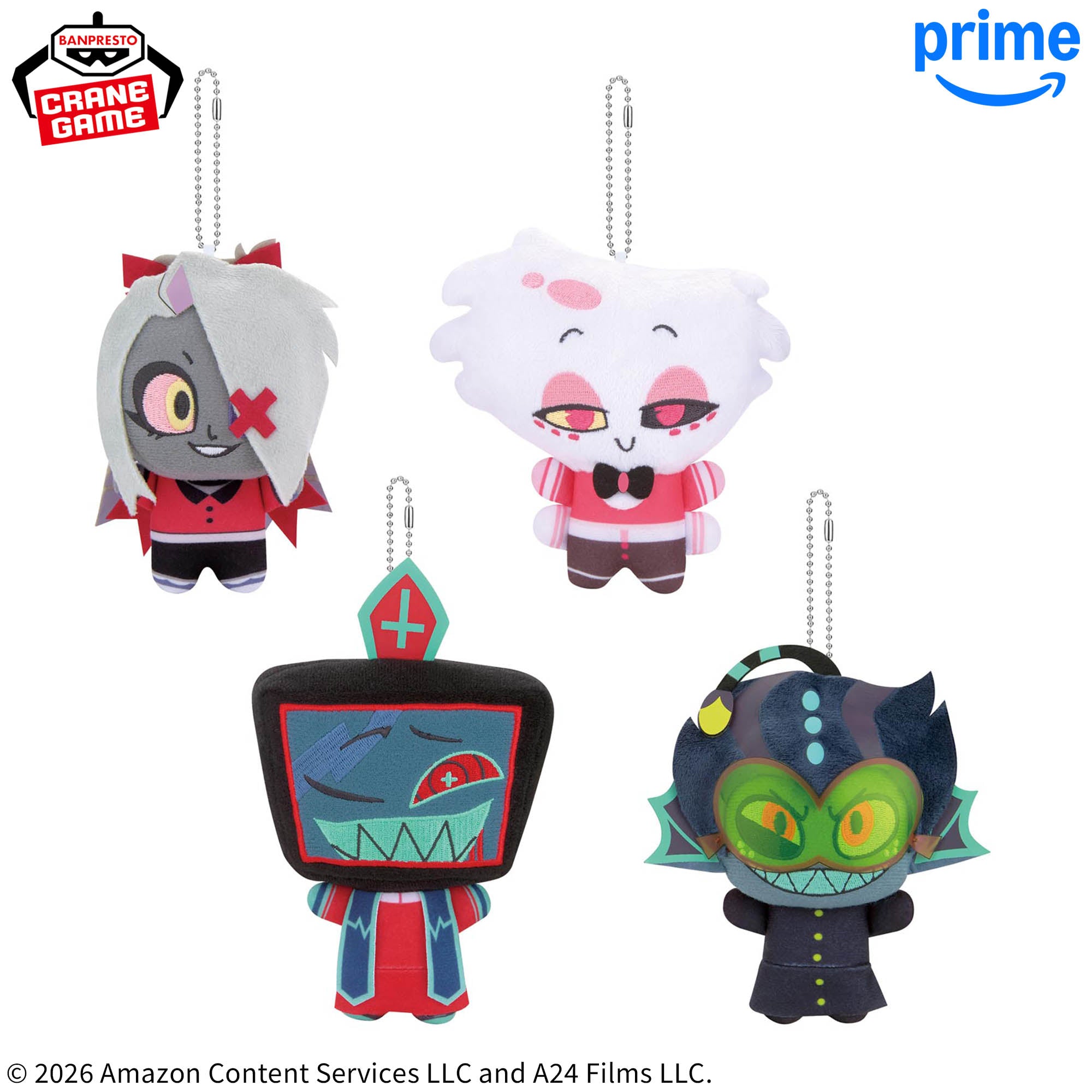 Hazbin Hotel Season 2 Plush Toys - Vol. 2 Complete Set of 4 Types