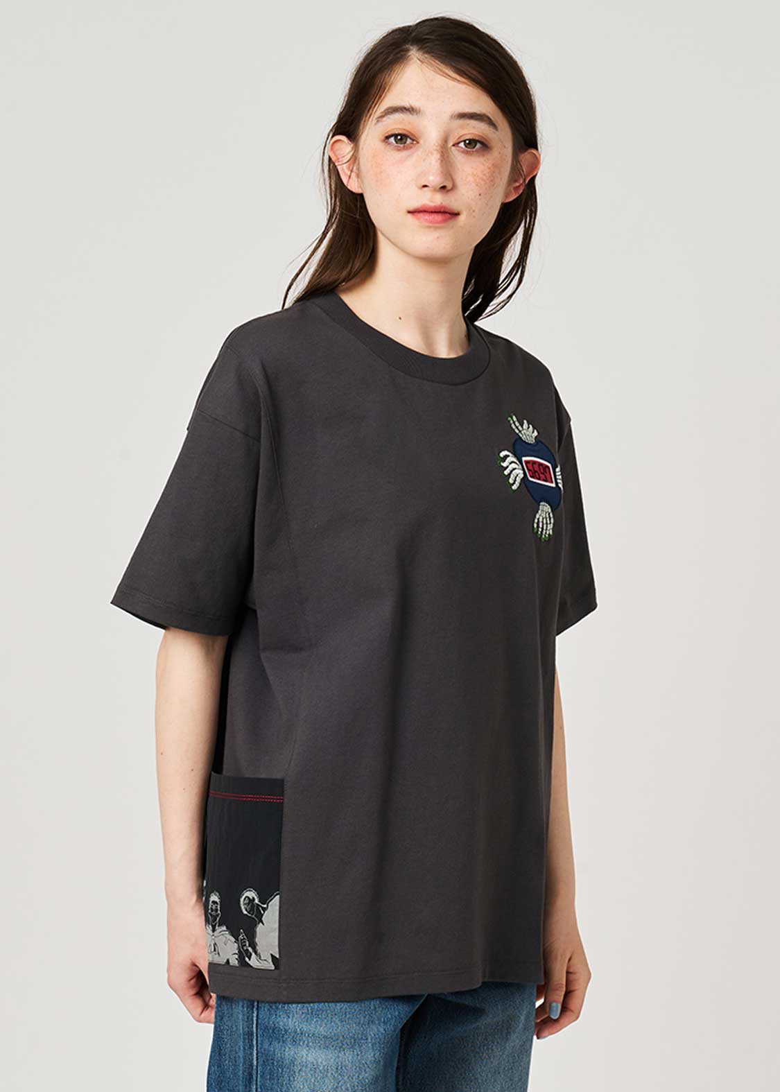 Hunter x Hunter X Graniph Fashion Collection - The Bomber Side Pocket Big Silhouette T-Shirt