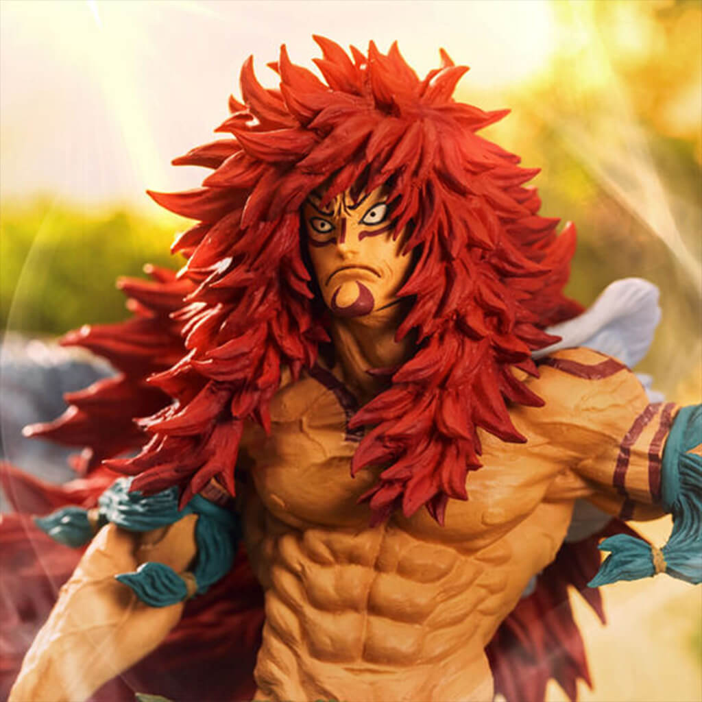 ICHIBAN KUJI ONE PIECE SCULPTOR KING SHANDORIAN WARRIOR - A PRIZE KALGARA FIGURE (BRUSH VER.)