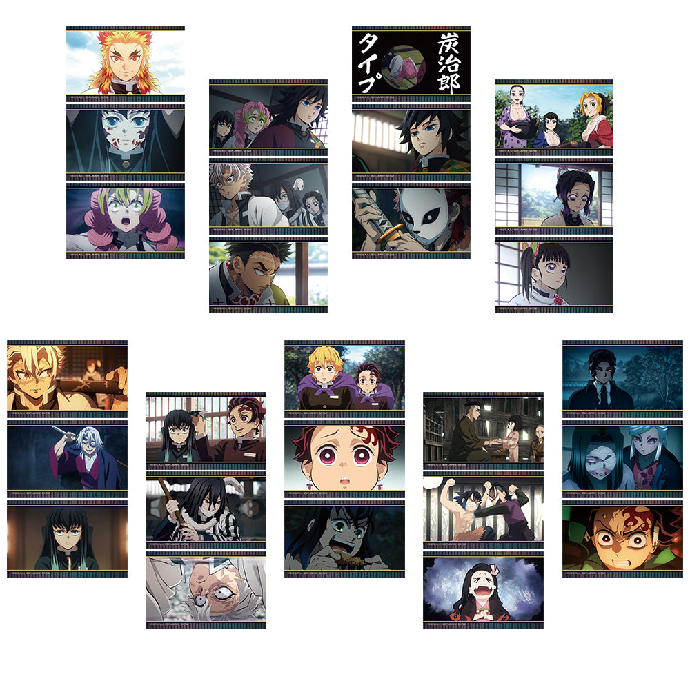 ICHIBAN KUJI DEMON SLAYER KIMETSU NO YAIBA THE SUCCESSOR - H PRIZE FAMOUS SCENE STICKER ASSORTMENT COMPLETE SET OF 9 TYPES