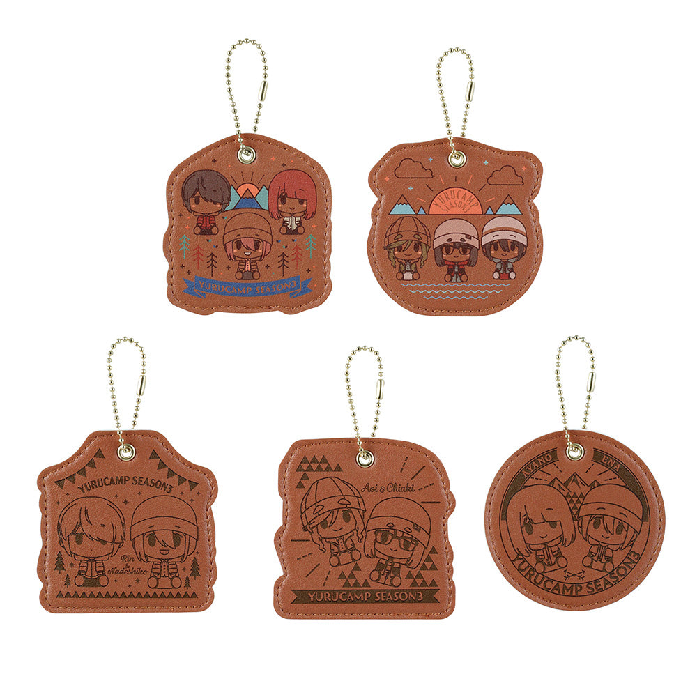 ICHIBAN KUJI LAID BACK CAMP - SEASON 3 - E PRIZE - LEATHER LIKE CHARM Complete Set 5 Types