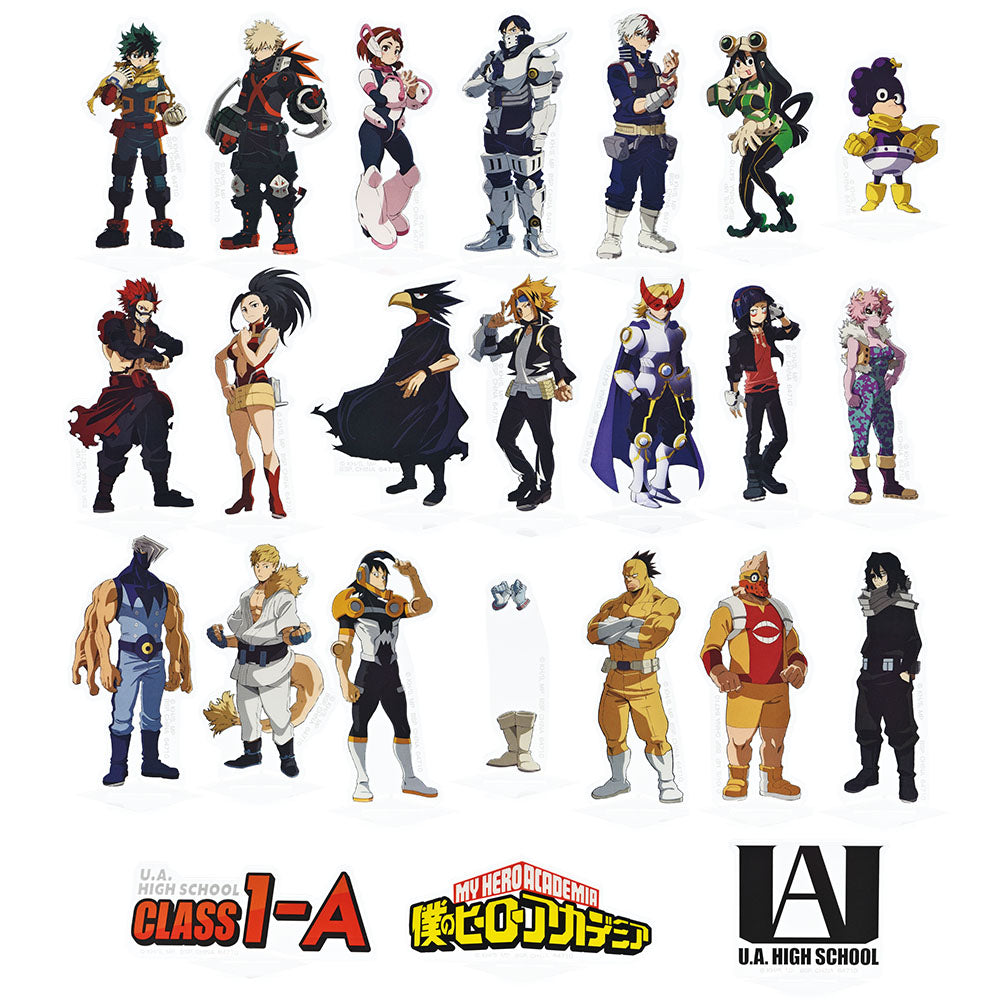 ICHIBAN KUJI MY HERO ACADEMIA - STAND UP AGAIN - F PRIZE - ACRYLIC STAND - COMPLETE SET OF 24