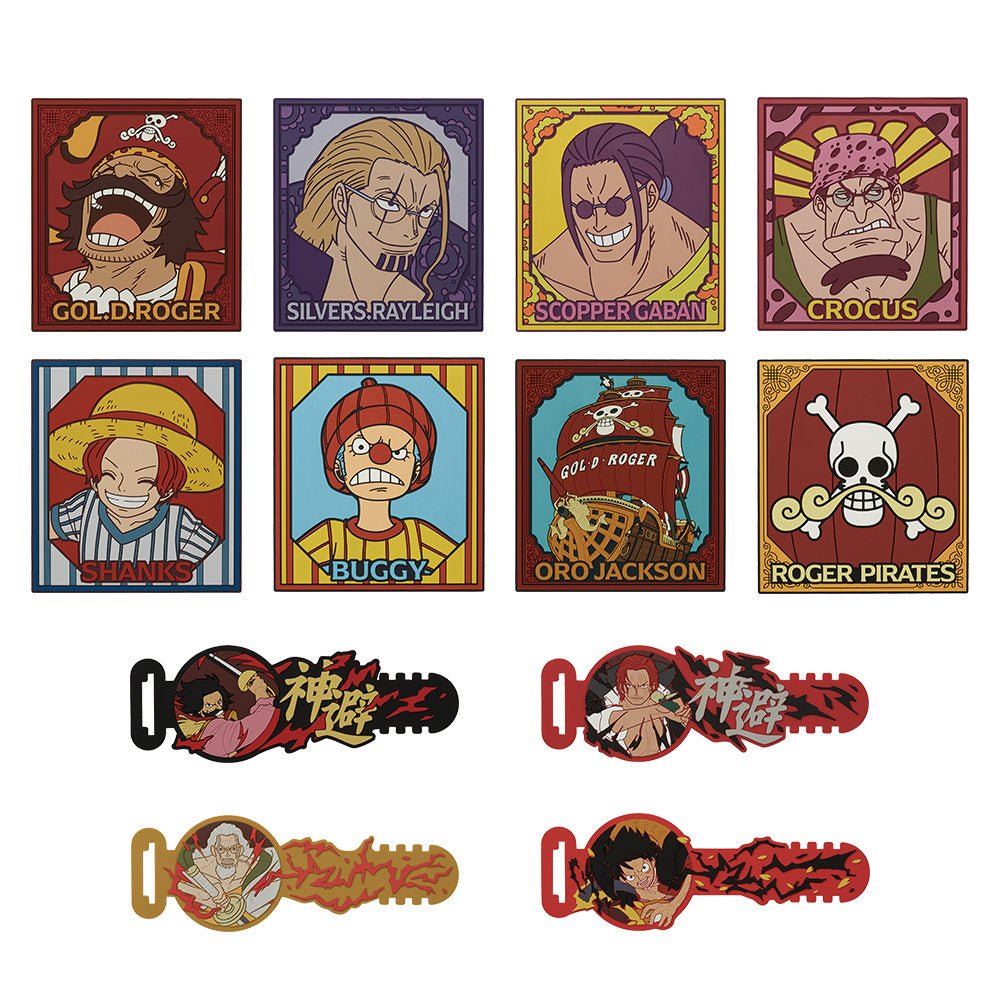 ICHIBAN KUJI ONE PIECE ROGER PIRATES LEGENDARY PIRATES - J PRIZE RUBBER ASSORTMENT COMPLETE SET OF 12 TYPES