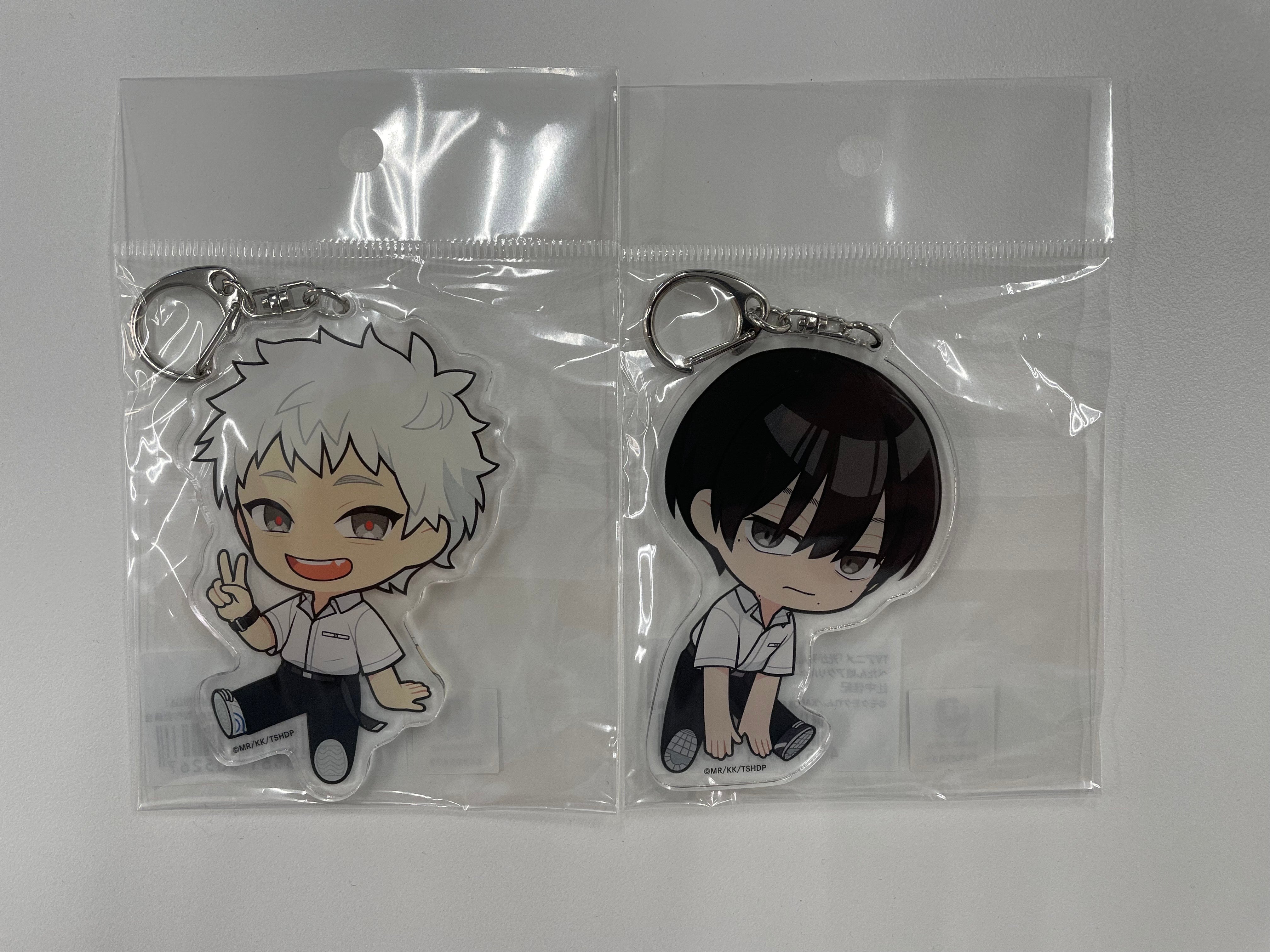 The Summer Hikaru Died Art Exhibition - Characters Chibi Acrylic Keychains Complete Set of 2