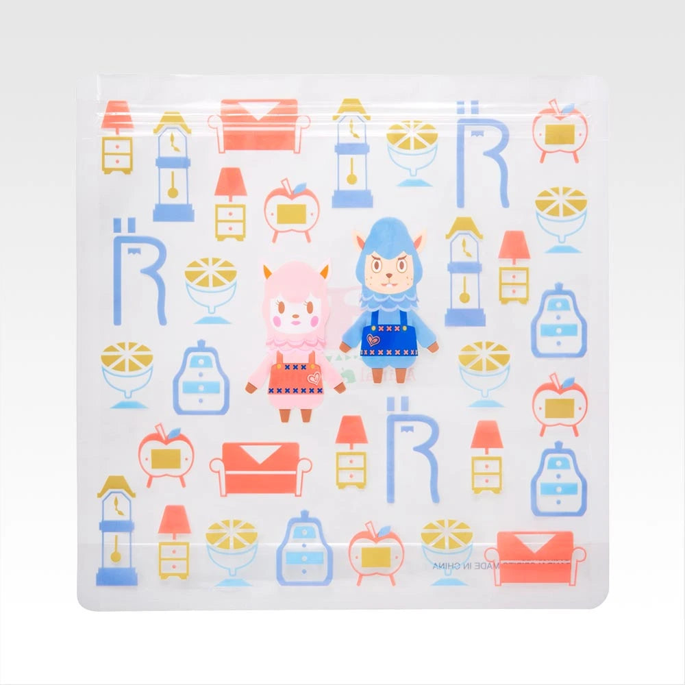 Ichiban Kuji Animal Crossing: Welcome Back! Happy Memories - F Prize Zipper Bag Complete Set of 8 Types