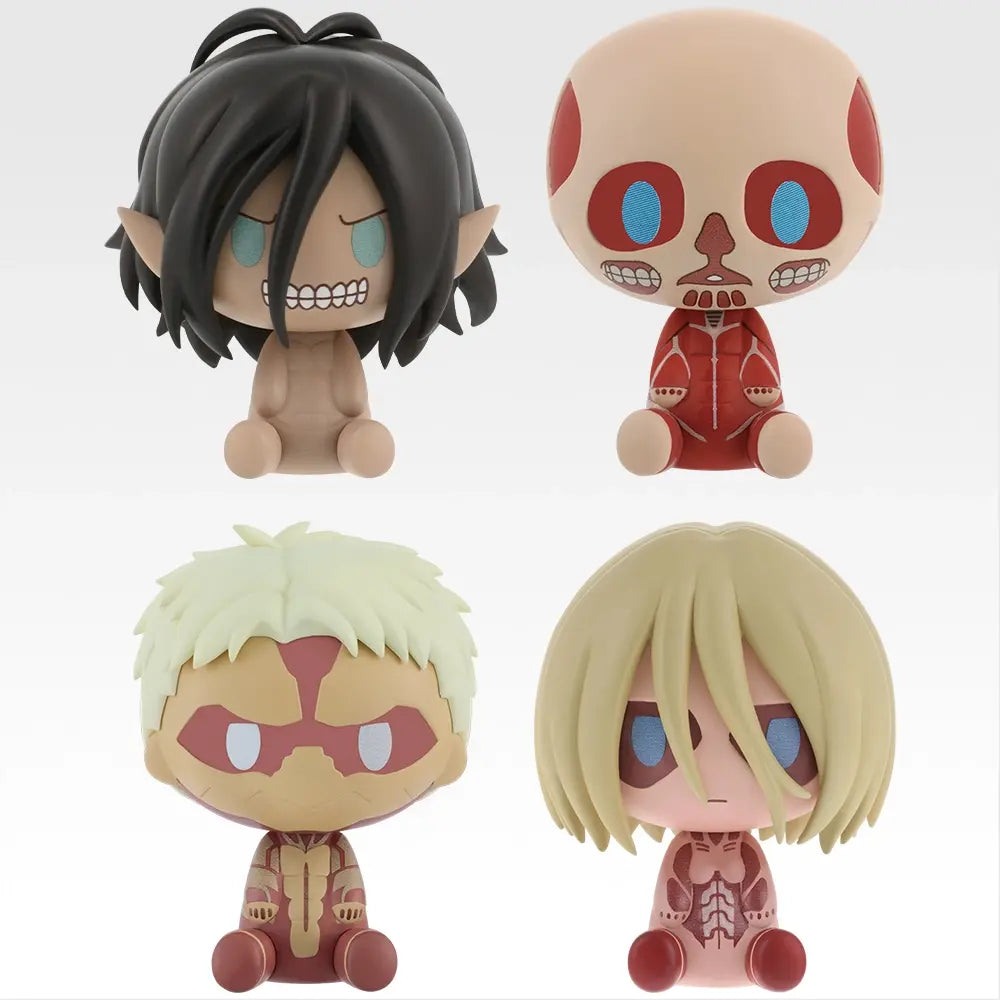 Ichiban Kuji Attack on Titan Each Person's Determination - I Prize Chokonokko Figure Giant Ver. Complete Set of 4 Types