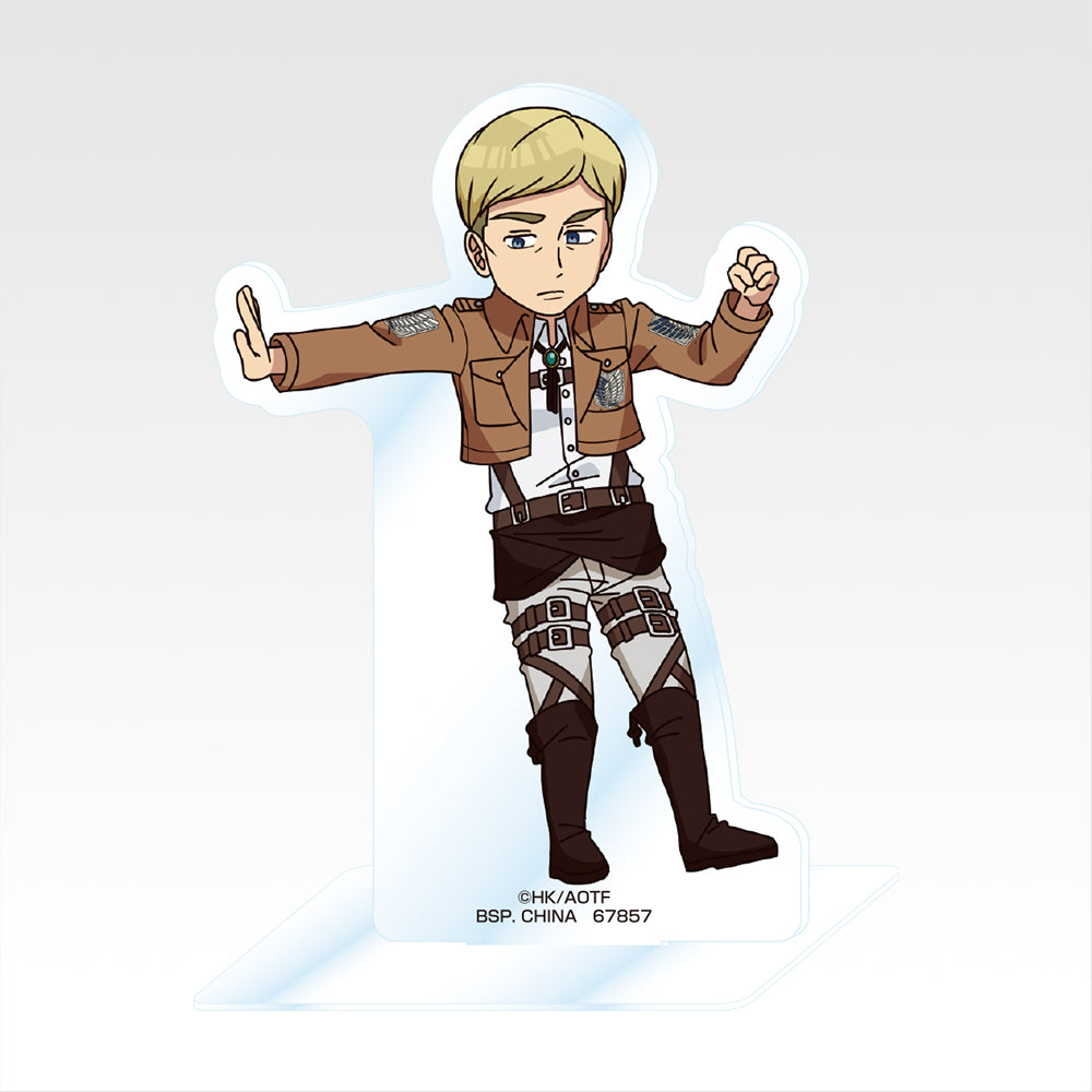 Ichiban Kuji Attack on Titan I'll Take Down the Beast Titan - H Prize Acrylic Stand Complete Set of 8 Types