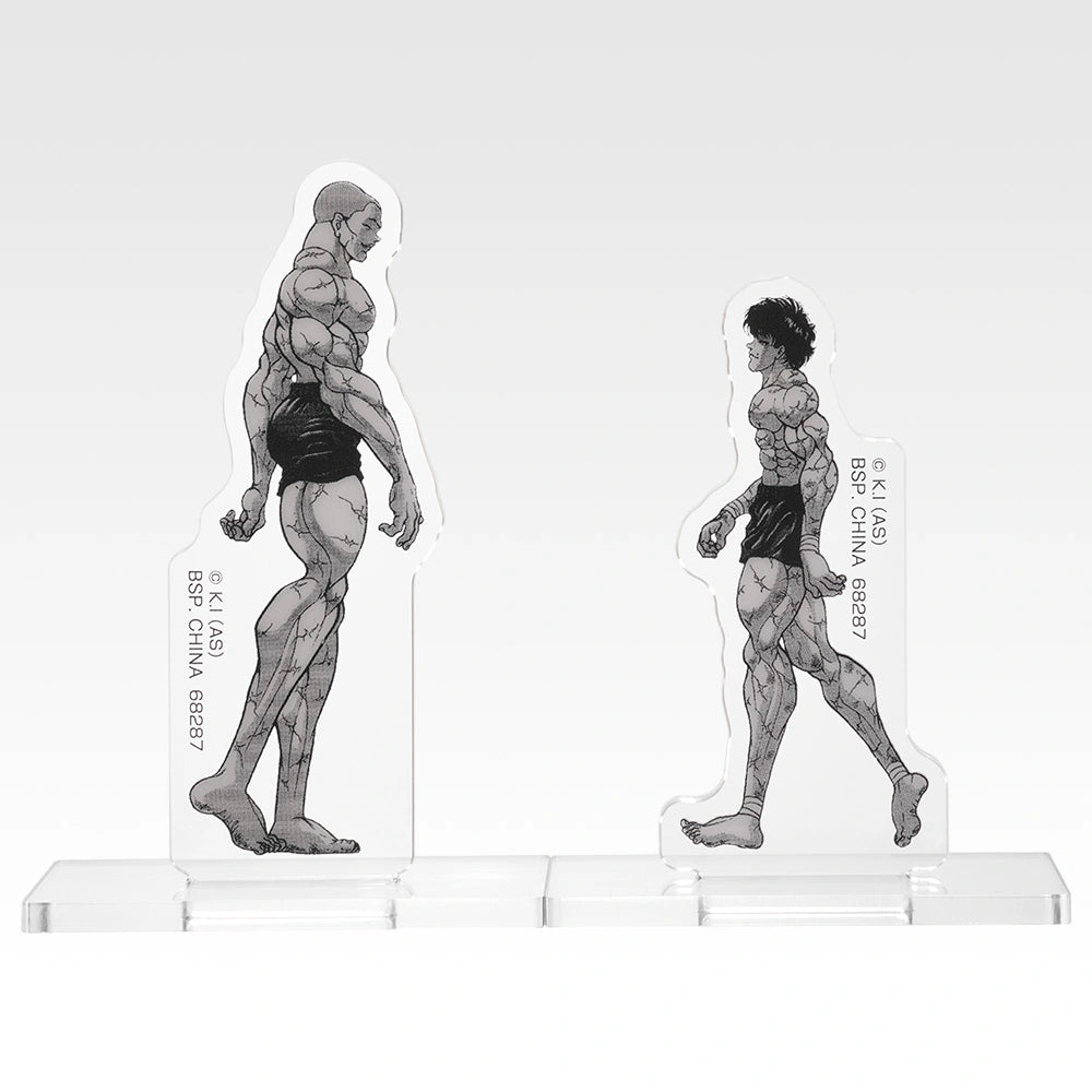 Ichiban Kuji Baki the Grappler The Great Heartbeat - G Prize VS Acrylic Stands Complete Set of 10 Types