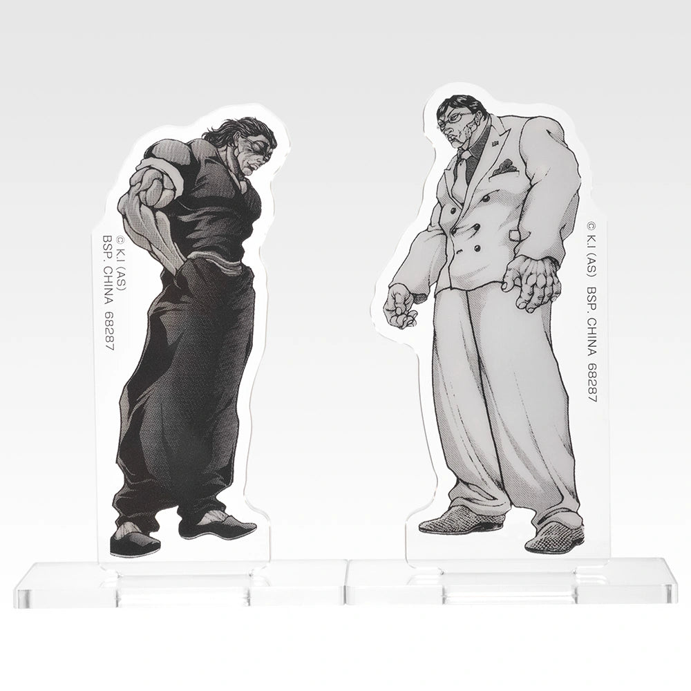 Ichiban Kuji Baki the Grappler The Great Heartbeat - G Prize VS Acrylic Stands Complete Set of 10 Types