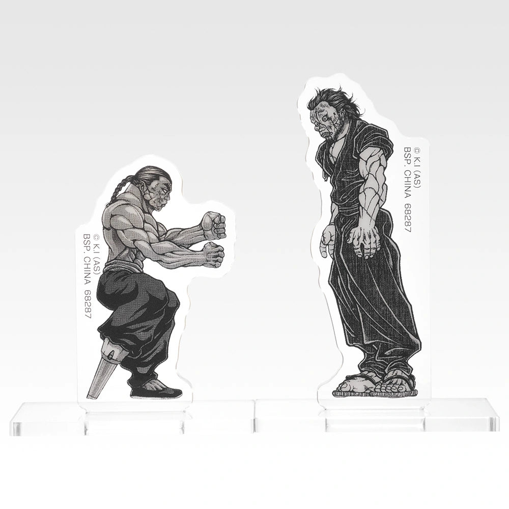 Ichiban Kuji Baki the Grappler The Great Heartbeat - G Prize VS Acrylic Stands Complete Set of 10 Types
