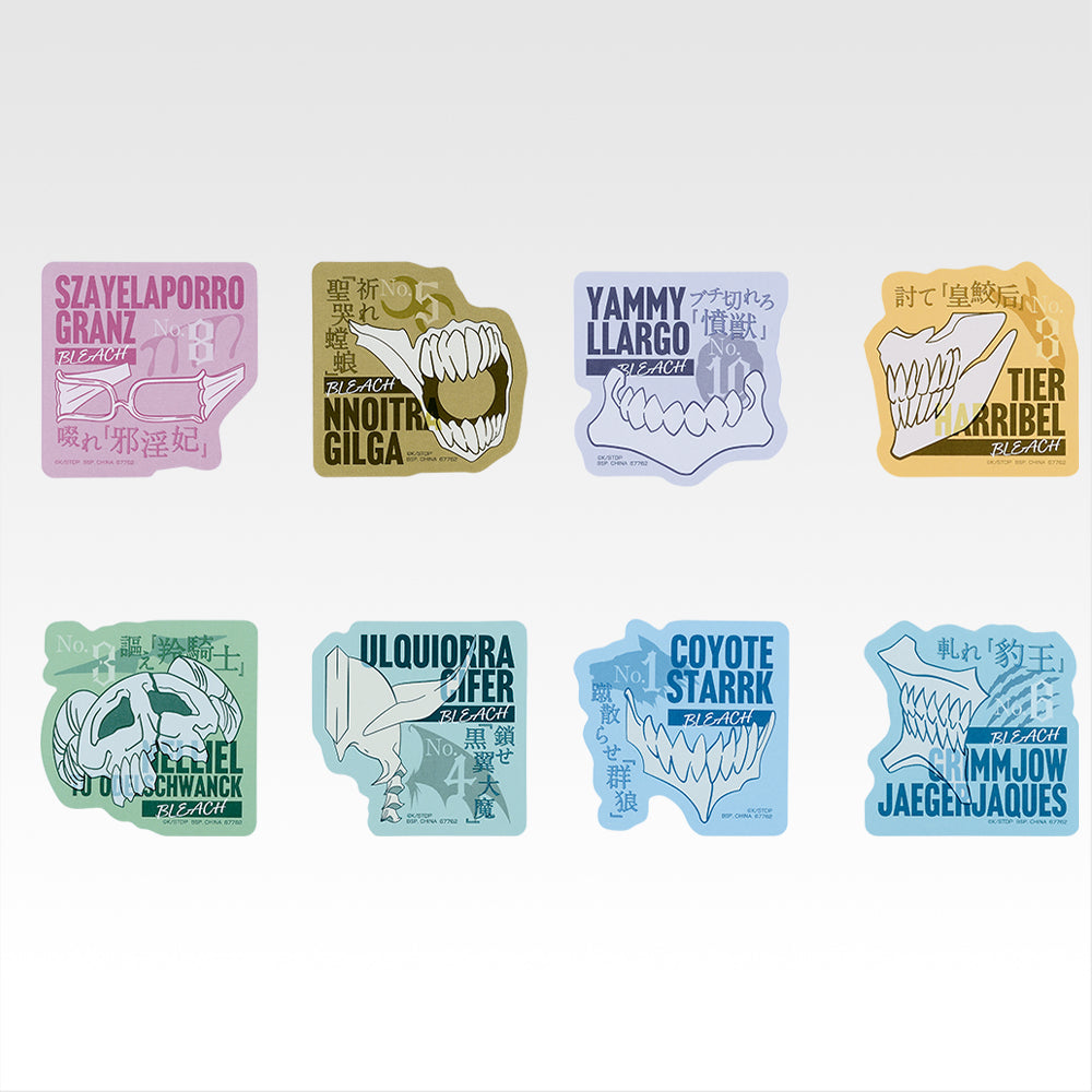 Ichiban Kuji Bleach Stirring Souls Vol.3 - H Prize Sticker Set Complete Set of 6 Types