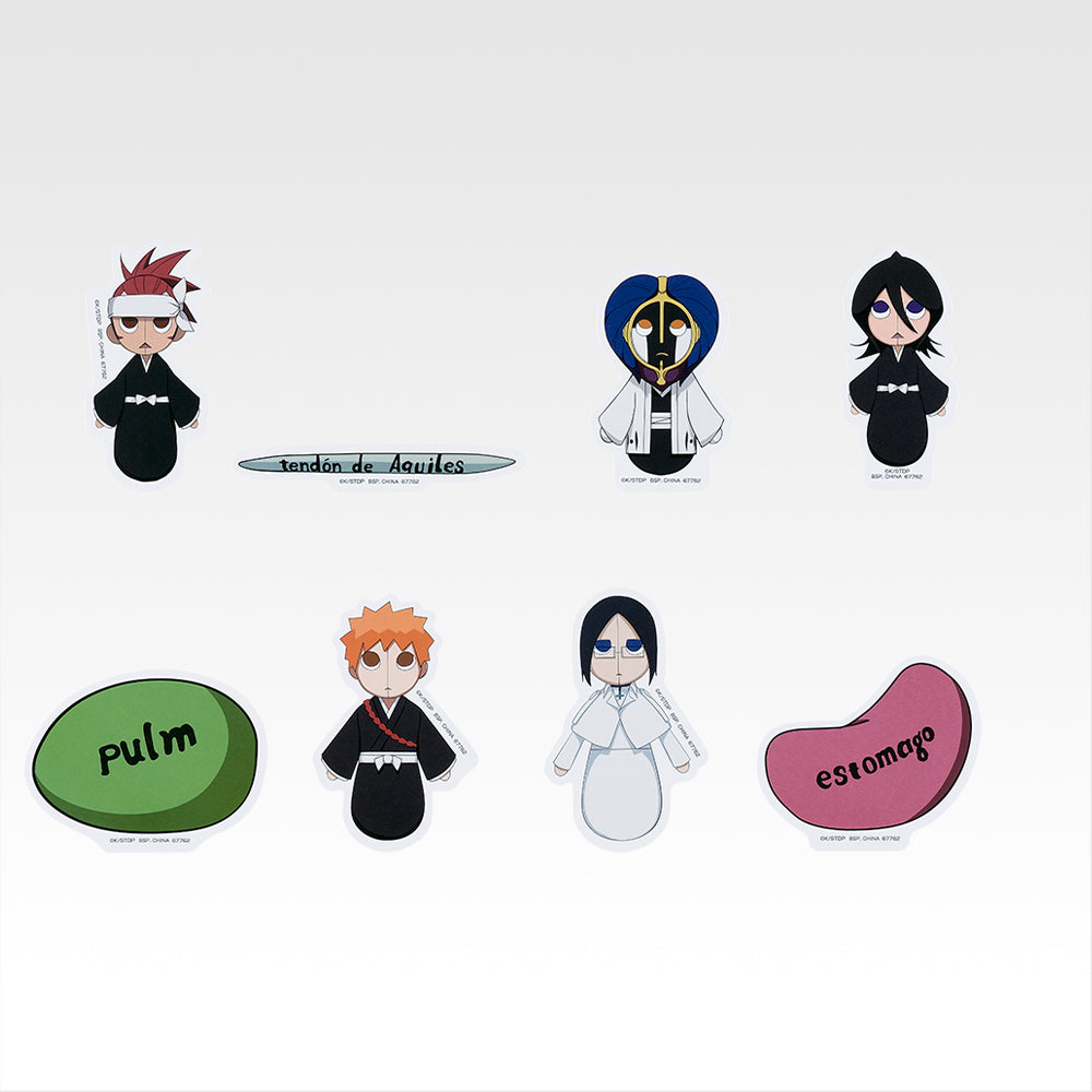 Ichiban Kuji Bleach Stirring Souls Vol.3 - H Prize Sticker Set Complete Set of 6 Types