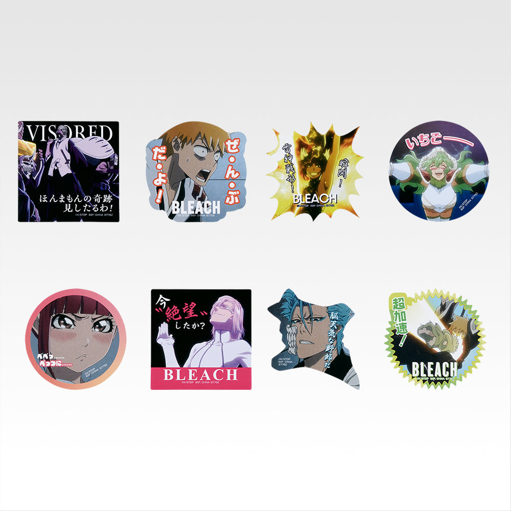 Ichiban Kuji Bleach Stirring Souls Vol.3 - H Prize Sticker Set Complete Set of 6 Types