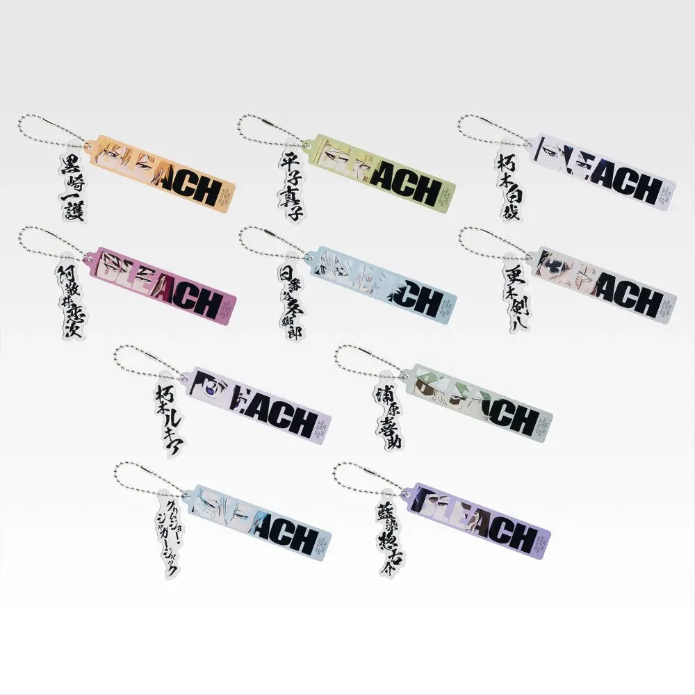 Ichiban Kuji Bleach Stirring Souls Vol.4 - E Prize Twin Acrylic Charm Complete Set of 10 Types