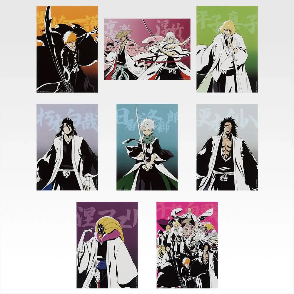 Ichiban Kuji Bleach Stirring Souls Vol.4 - G Prize Clear Poster Complete Set of 8 Types