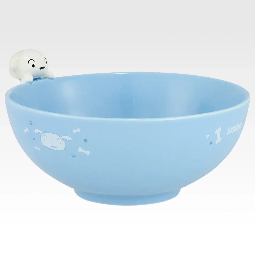 Ichiban Kuji Crayon Shin-chan Summer Vacation - B Prize Shiro's Peeking Bowl Plate
