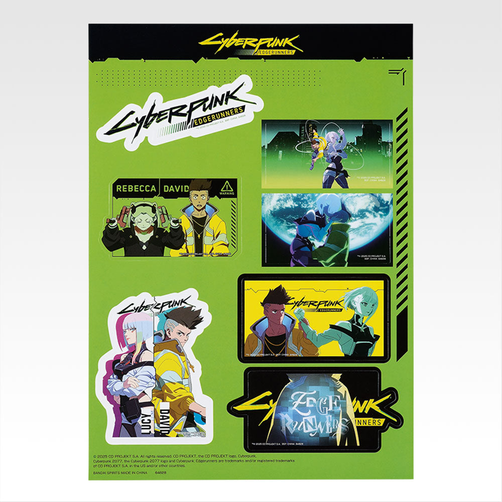 Ichiban Kuji Cyberpunk: Edgerunners - G Prize Die-Cut Stickers Complete Set of 7 Types