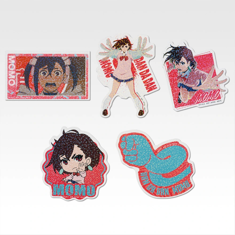 Ichiban Kuji DanDaDan The Music Room Ball Begins! - F Prize Hologram Sticker Complete Set of 45 Stickers