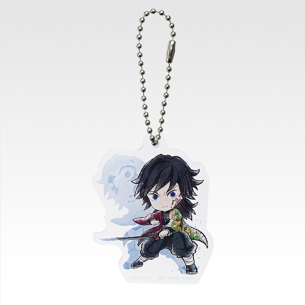 Ichiban Kuji Demon Slayer Kimetsu no Yaiba Brothers of Thunder - F Prize Kyun Chara Acrylic Charm Complete Set of 10 Types