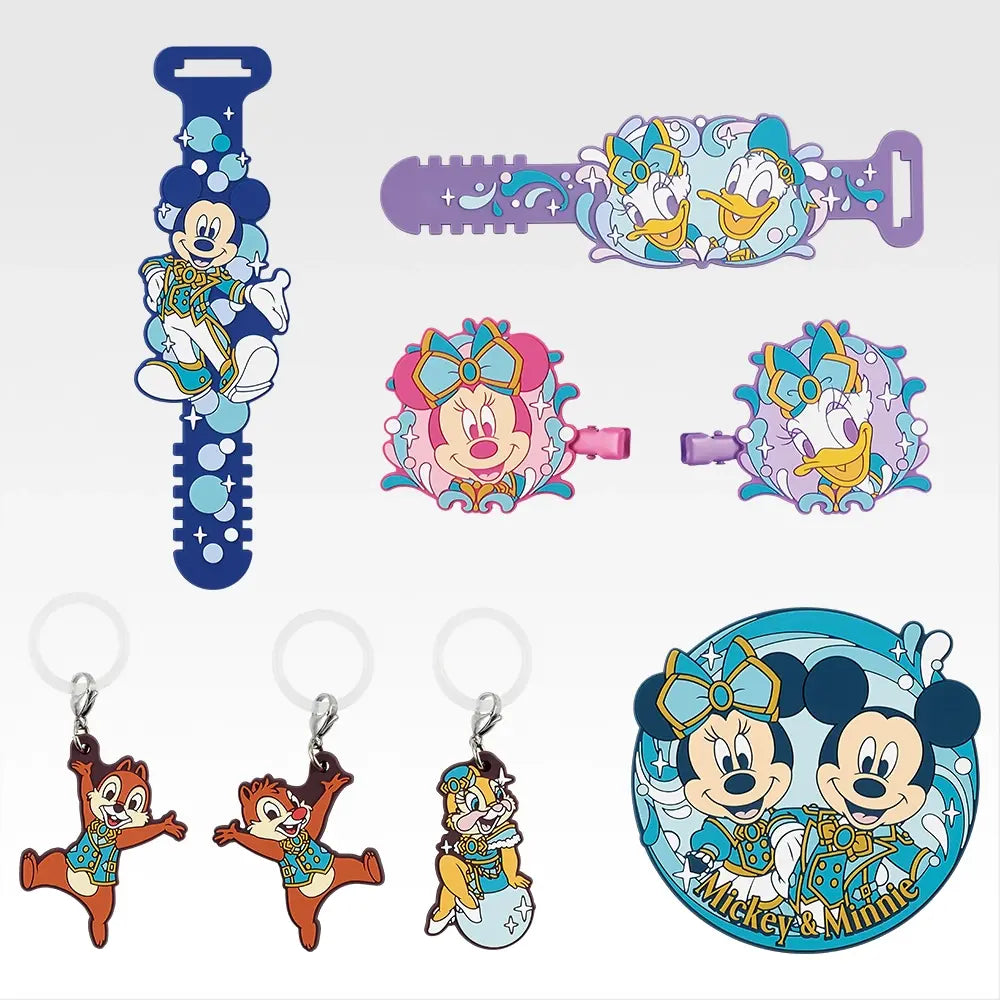 Ichiban Kuji Disney World of Imagination - F Prize Mickey & Friends Rubber Collection Complete Set of 8 Types