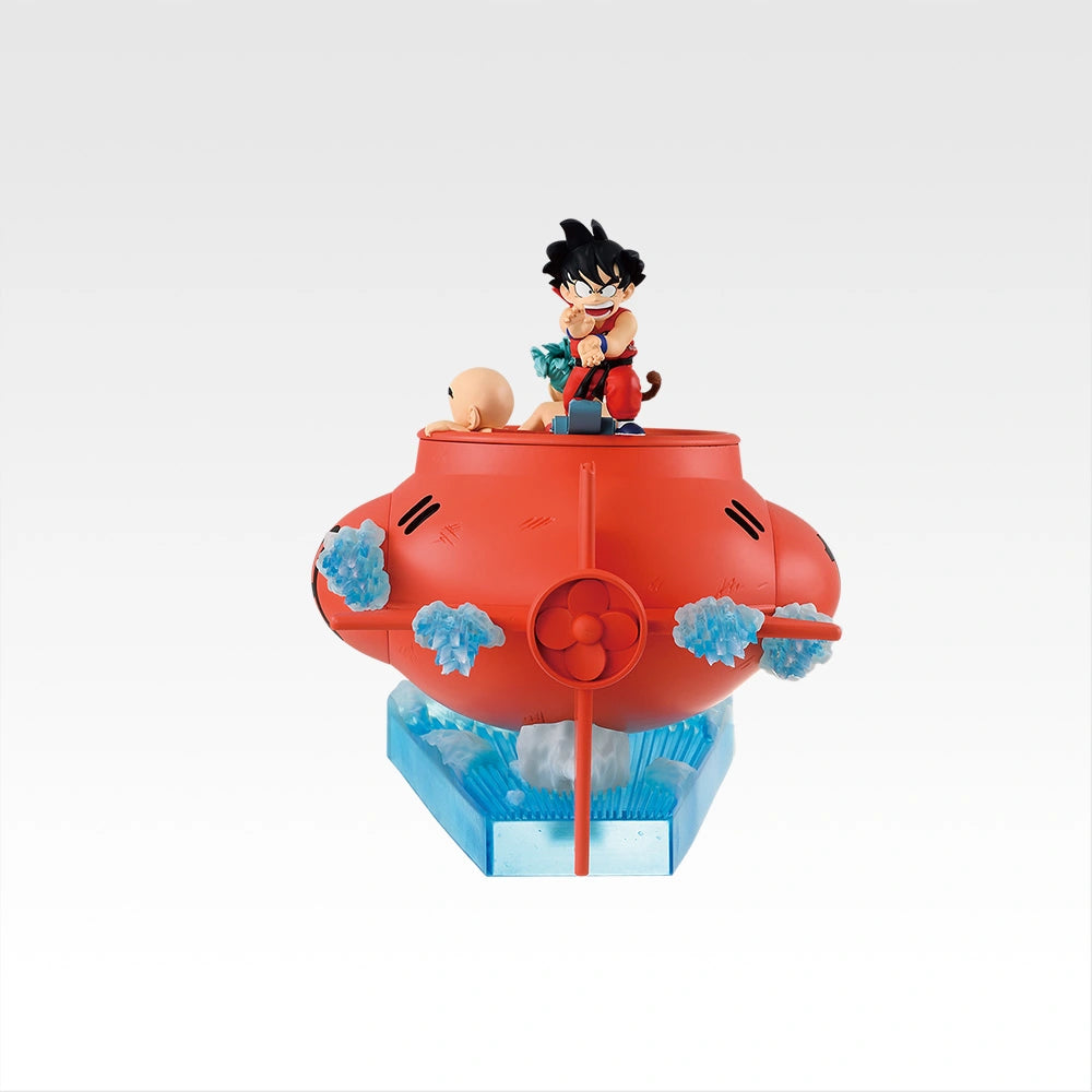 Ichiban Kuji Dragon Ball EX Showdown! Red Ribbon Army - D Prize Son Goku Bulma & Krillin Submarine Figure