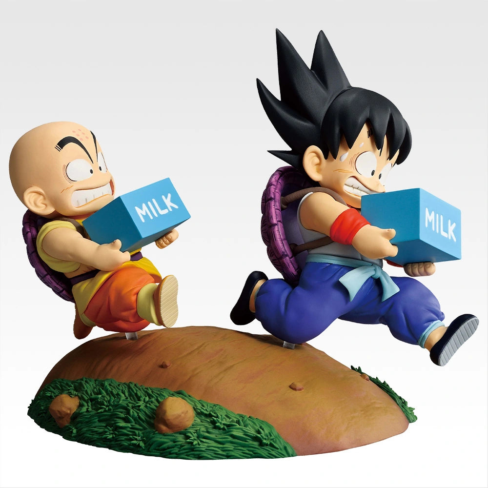 Ichiban Kuji Dragon Ball Fantastic Adventure 2 - A Prize Son Goku & Krillin Milk Delivery Figure