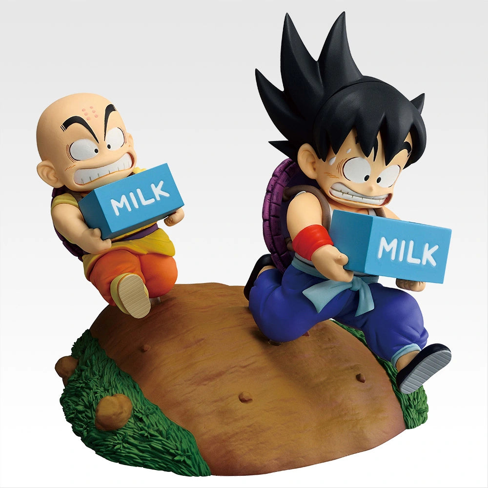 Ichiban Kuji Dragon Ball Fantastic Adventure 2 - A Prize Son Goku & Krillin Milk Delivery Figure