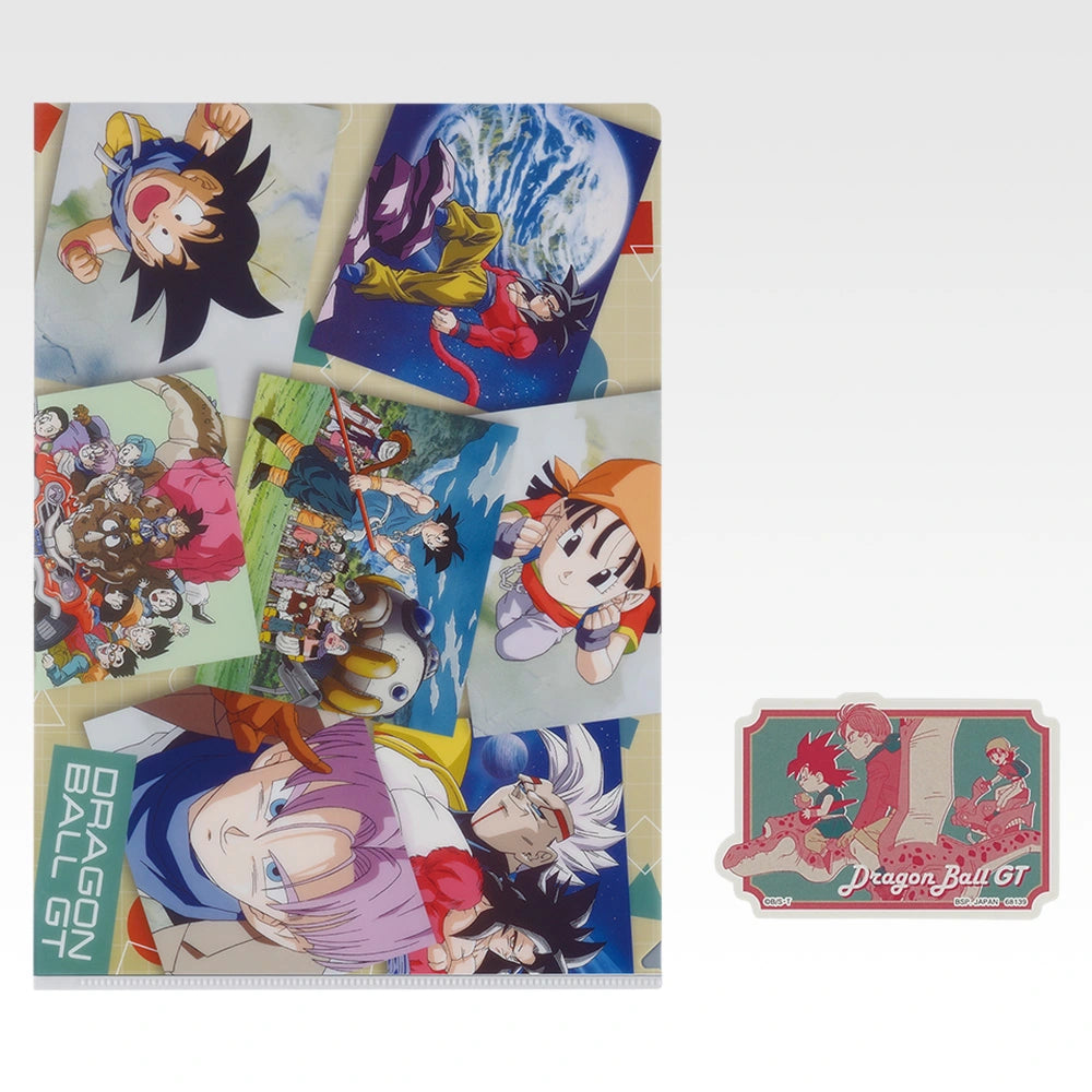 Ichiban Kuji Dragon Ball GT - I Prize Clear File & Sticker Set Complete Set of 11 Types