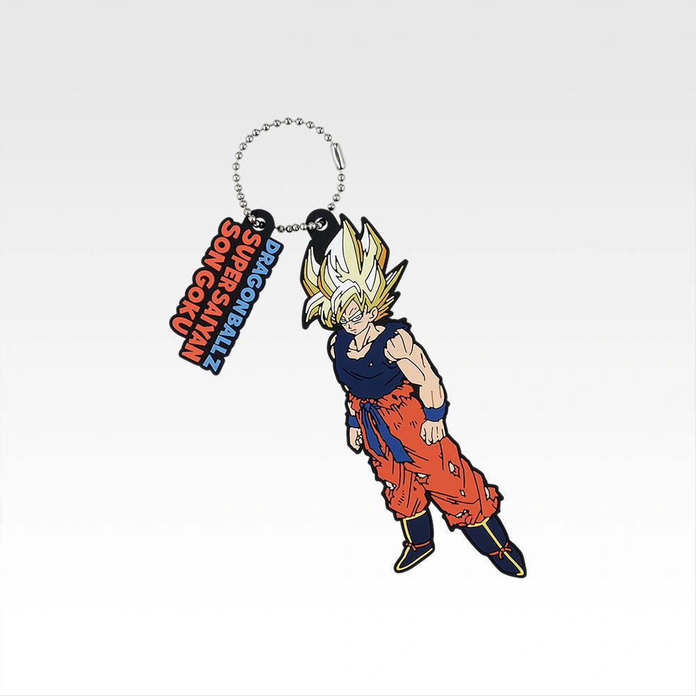Ichiban Kuji Dragon Ball The Chronicle of Goku - H Prize Rubber Charm Complete Set of 8 Types