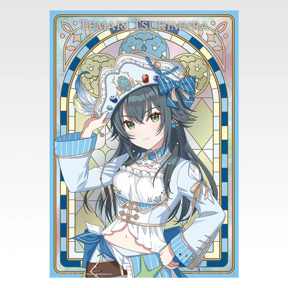 Ichiban Kuji Gakuen Idolmaster Part 6 - D Prize Original Illustration Metallic Poster (13 Types)