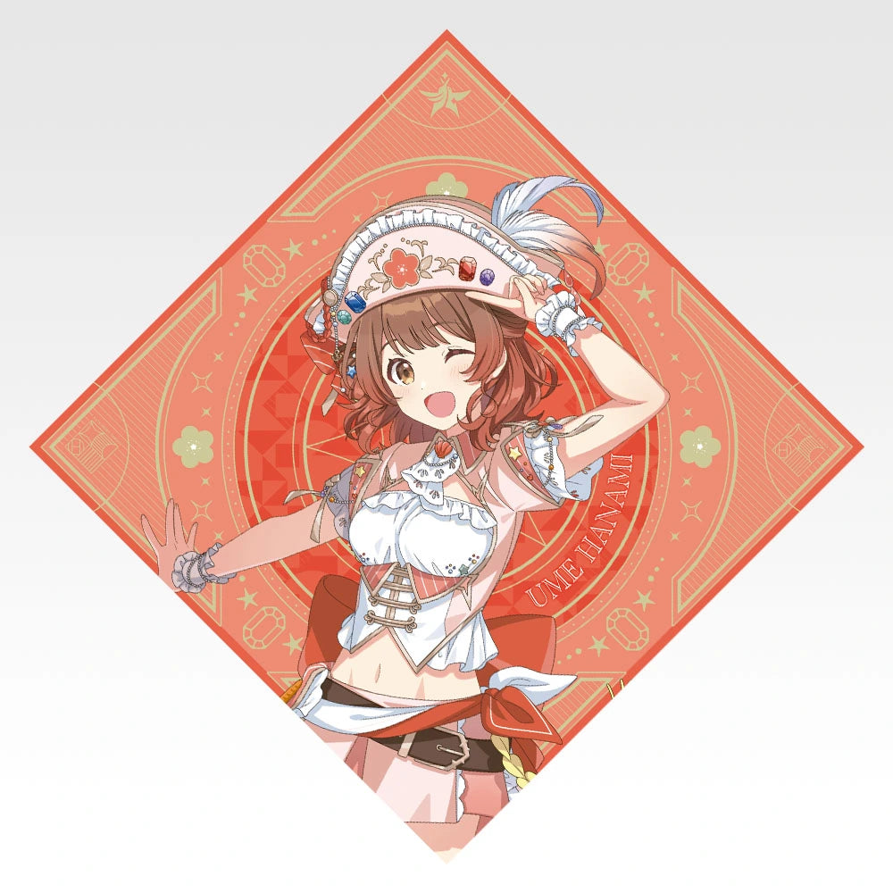 Ichiban Kuji Gakuen Idolmaster Part 6 - F Prize Original Illustration Bandana Towels Complete Set Of 13 Types