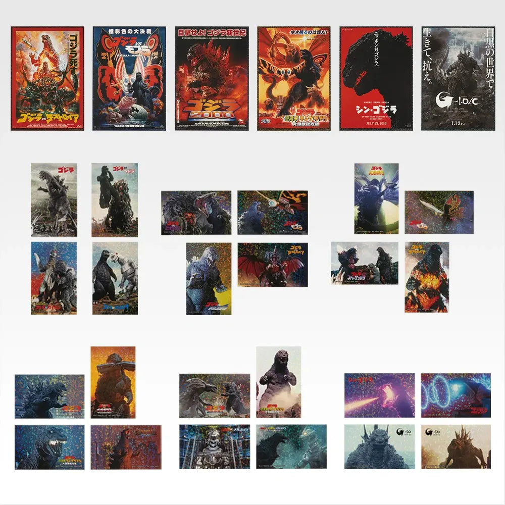 Ichiban Kuji Godzilla The Legend of the Most Terrifying Monster King - F Prize Godzilla Graphic Collection Complete Set of 12 Types